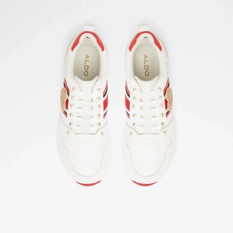 Zalle Zapatillas Con Cordones De Mujer Blanco Aldo Fashion