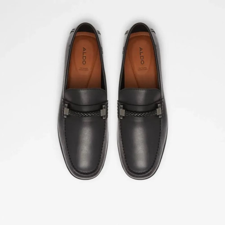 Aldo Zirnuflex Flat Slip On Loafer Hombre Negro Moda