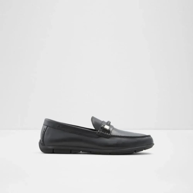 Aldo Zirnuflex Flat Slip On Loafer Hombre Negro Moda