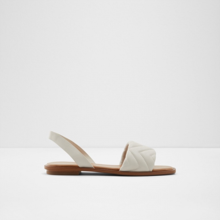 Aldo Fashion Grirawiaflex Sandalias Planas Blanco