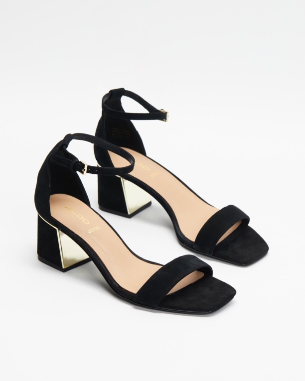 Negro Kedeaviel Midi Tacones De Bloque Moda Aldo