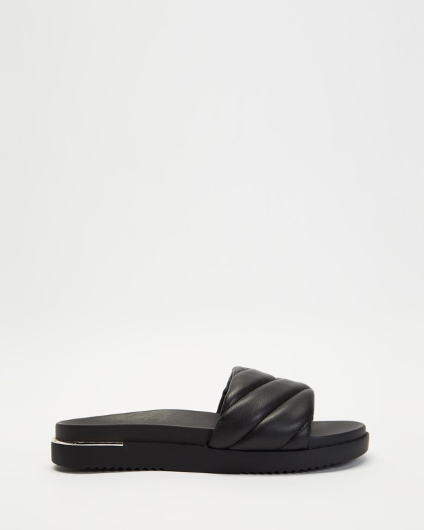 Chanclas Acaswen Acolchadas Negro Moda Aldo